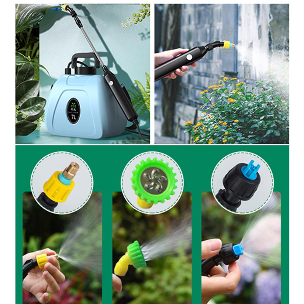 

7L Rechargeable Shouldered Sprinkler Handheld Electric Sprayer Agriculture Tools Watering Can Atomizing Watering Bottle оранжевый