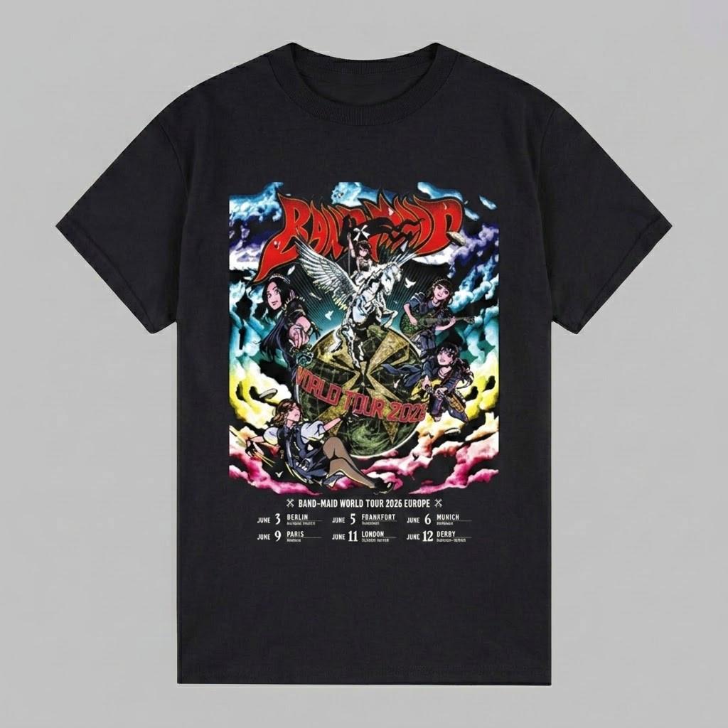 Band Maid World Tour 2026 Europe T-Shirt Gift For Fans CB0476 XXL
