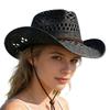 Vintage Style Wide Brim Fedora Hat Breathable Unisex Panama Jazz Hat for Beach Vacation Outdoor Activities