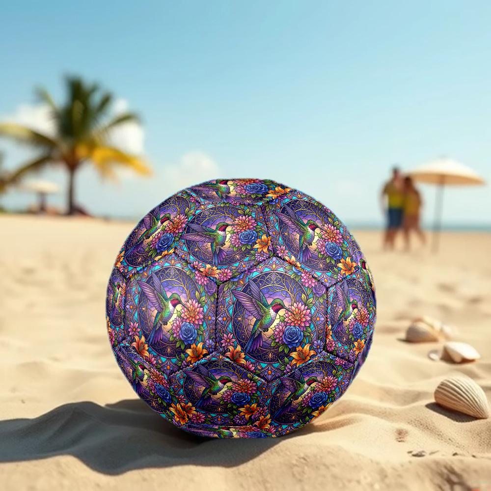 1pc Hummingbird Garden Glass Durable Size 5 Soccer Ball Professional Match Training Football Indoor &Outdoor Sports Ball P60154