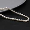 Luxury White Natural Freshwater Rice Shape Pearls 5-5.5mm, 36cm Strand Handmade Wedding Jewelry Accessories DIY Crafts