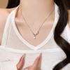 Elegant Pearl Necklace: Trendy, High-End Titanium Steel Clavicle Chain for Women