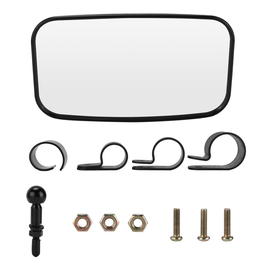 UTV Rearview Mirror Clear Panoramic ABS Glass Universal Modification for Off Road Vehicles