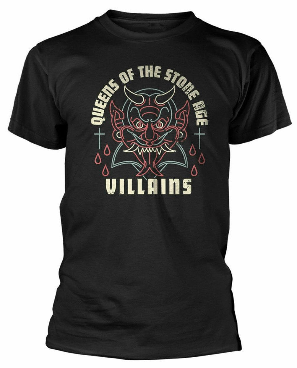 Official Queens Of The Stone Age Villains Mens Black T Shirt QOTSA Classic Tee M