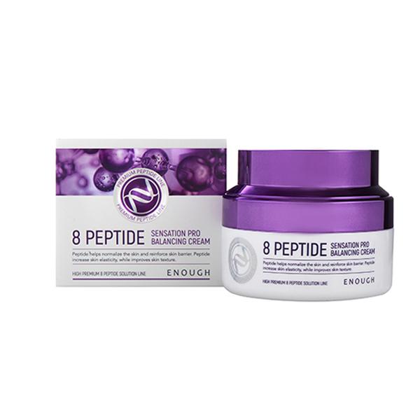 

ENOUGH 8 Peptide Sensation Pro Balancing Cream / Антивозрастной крем для лица на основе 8 пептидов, 50 мл,