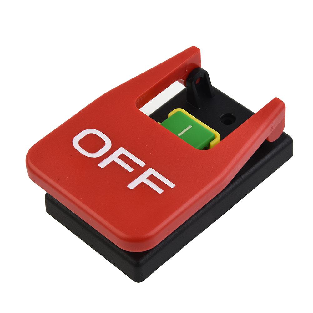 Factory Workshop Button Switch Electromagnetic Switch 50 60Hz 1PC 240V AC250V On Off KJD17B-16 KEDU For Lathe Saw