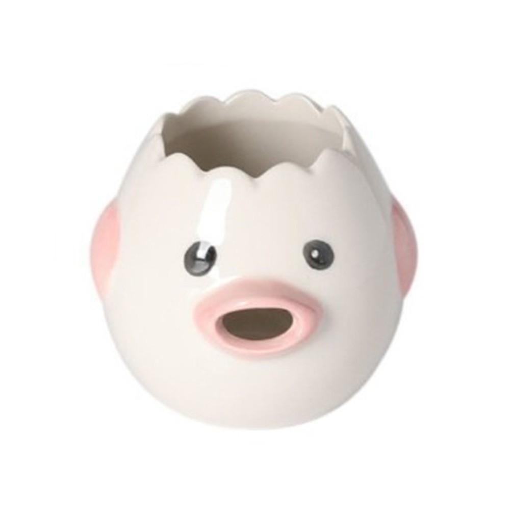 Ceramic Egg White Separator Easy Separation Cartoon Egg Yolk Separator Kitchen Accessories Efficient Egg Liquid Filter