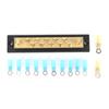 Integrated Bus Bar Busbar Board Dual Row 10 Position M6 Terminal Stud 150A DC 48V for Truck Car Yach