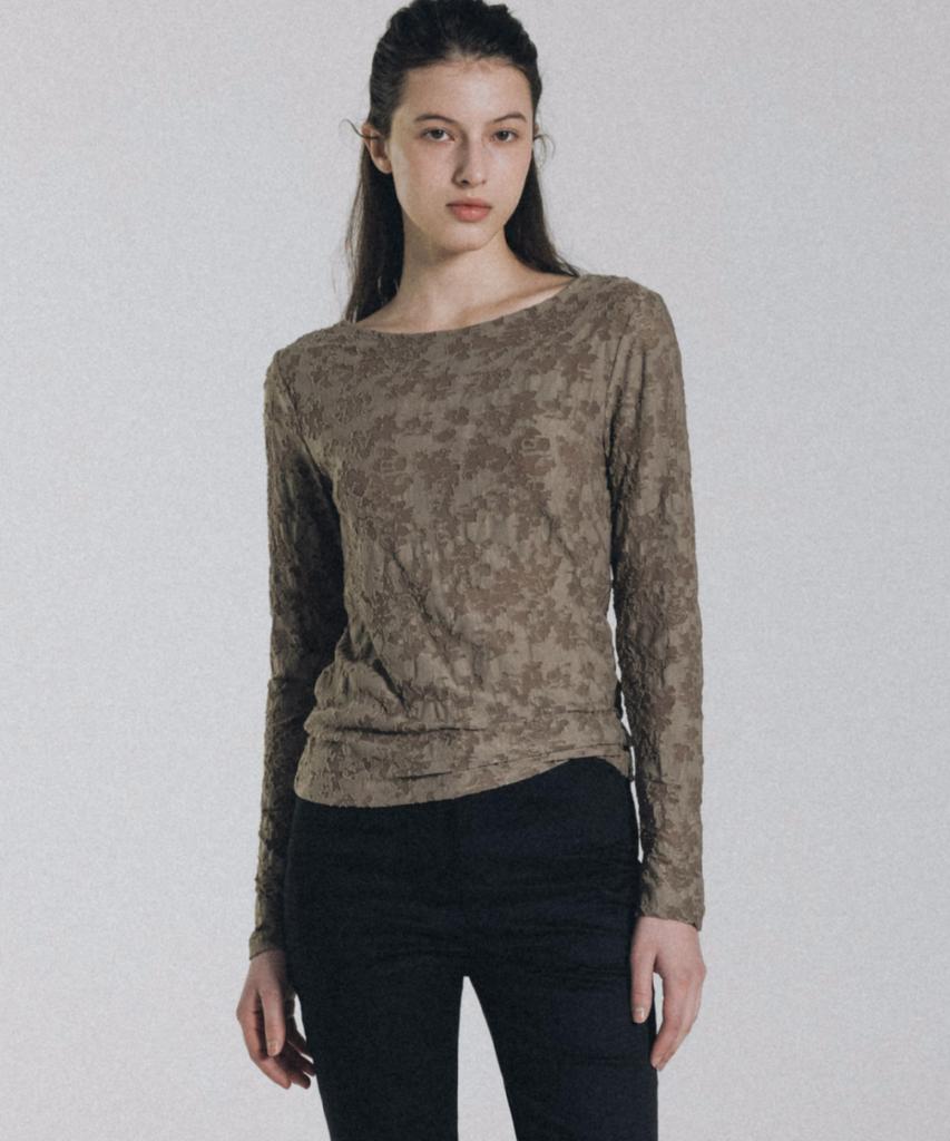 ANDNEEDS Rivera Sheer Long Sleeve (Mocha)