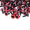 100 Pieces 8-14mm Safety Eyes With Washers For Teddy Bear Animal Dolls Making