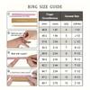 Gothic Style Promise Ring Inlaid Heart Shape Zircon Skull Design  Wedding Jewelry Perfect Halloween Gift For Your Lover