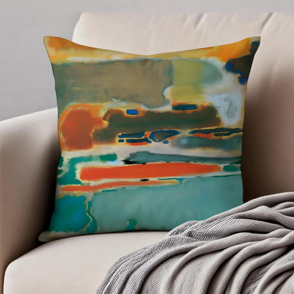 The C-Colors Within Pillow Art Anime Cushion Cover Pillowcase Anti-Dustmite Invisible Zipper Short Plush Sofa Cushion