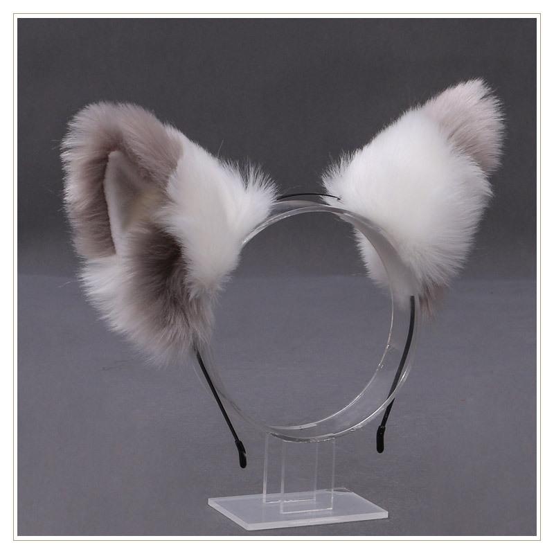 Sexy Temptation Lolita Animal Cat Fox Ear Headband Cosplay Faux Fur Headband Girl Halloween Anime Headband Hair Accessories