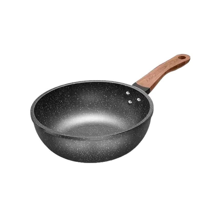 LISM Maifan Stone Non-Stick Stir-Fry Wok