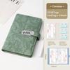 Waterproof Bank Deposit Folder Transparent Inner Page Money Collection Book