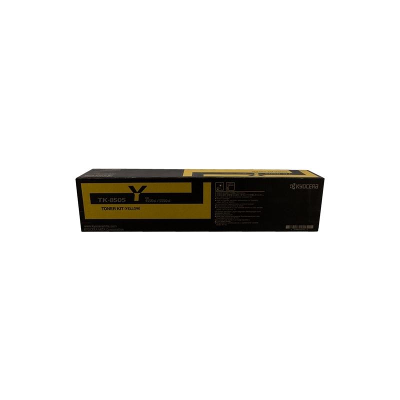 Kyocera TK8505/TK8507 Amarillo Cartucho de Toner Original - 1T02LCANL0/TK8505Y-TK8505Y