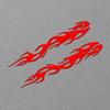 Reflective Colorful Cool Flame Car Stickers Motorcycle Stickers Electric Car Stickers Horizon Streetcar Side Waterproof Stickers