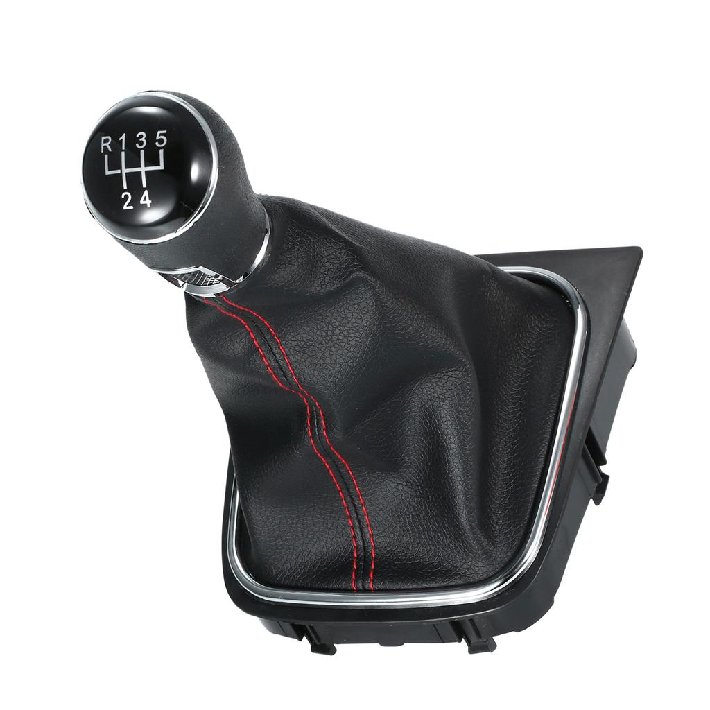 5 Speed Gear Knob Shift Stick Gaiter Cover Replacement for  Golf 5 6 110mm Hole Diameter