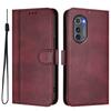 Étui portefeuille à rabat en cuir de luxe pour Motorola Edge 40 40 Neo 40 Pro 30 Fusion 30 Ultra Antichoc Emplacement pour carte Support Housse de téléphone