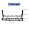 Adjustable Under Desk Storage Rack Durability Steel Under Table Cable Management Tray for Tidy Cable Management