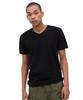 DAILY RIB SAME COLOR V-NECK T-SHIRT M Black 783-5934022