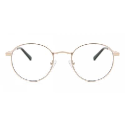 Full Rim Oval Gold Morgan Blue Light Block Asian Fit 604f Fashion Unisex Eyeglasses