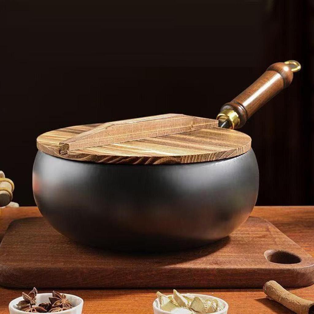 Deep Frying Pan Safe Reusable Skillets And Frying Pans Kitchen Utensils & Gadgets For Cooking Baking Sauteing Camping