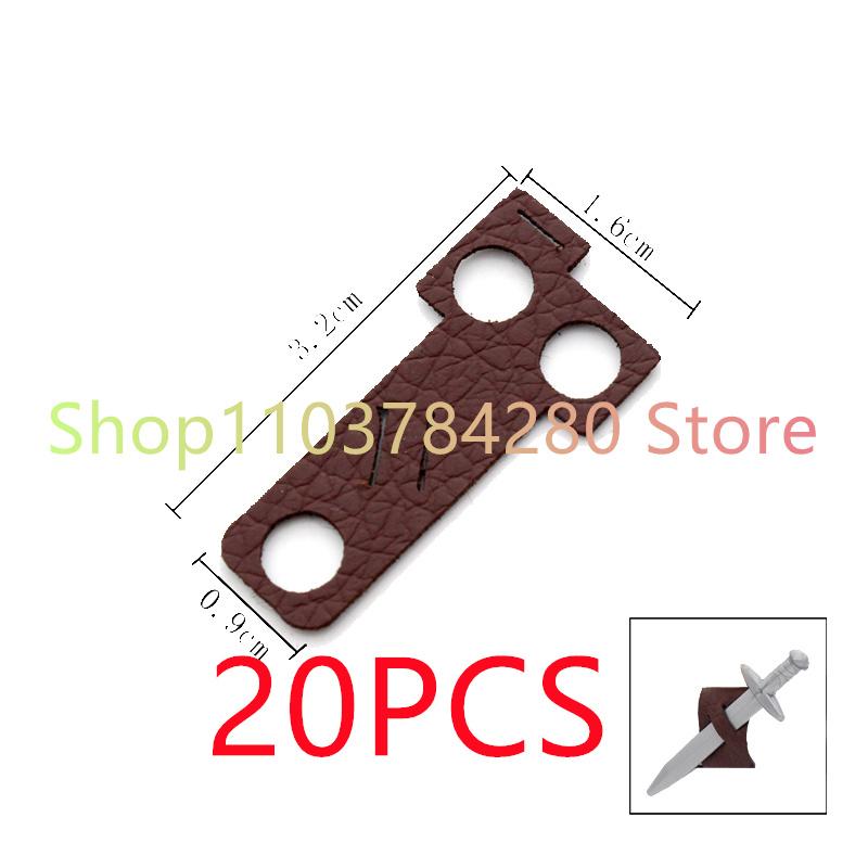 Blocs de Construction Médiévaux Soldat Figurine Accessoires Capes Boucliers Casques Lances Arbalètes Armures Briques Couteau Supports Jouet Cadeau