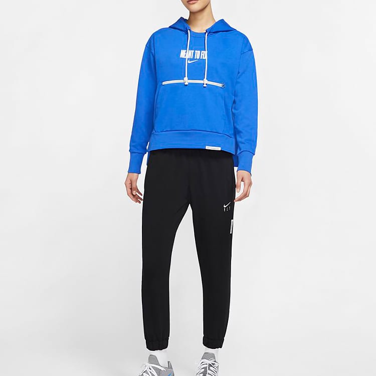 Nike Sweatshirts Women's Royal Blue Hooded Moderate Regular CZ6601-405