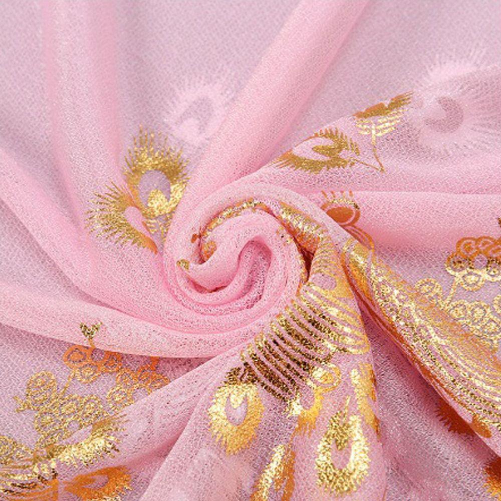 Windproof Sunscreen Scarf Peacock Printed Beach Towel Fashion Shawl Travel