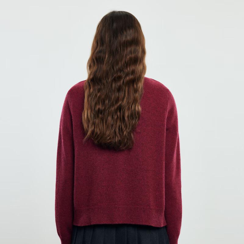 PALUOPO Women's Beaded Button Cashmere Cardigan Sweater