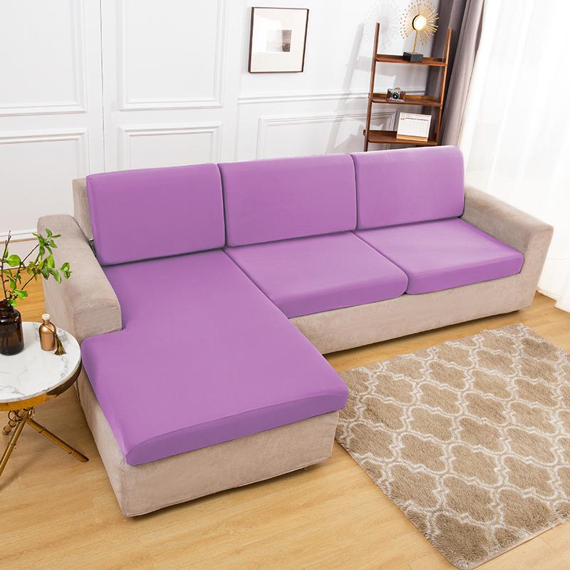 Elastischer, schlichter Sofa-Kissenbezug, leichter, atmungsaktiver Stoff, Sofabezüge für Wohnzimmer, waschbarer Möbel-Couch-Schutz