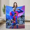 Lamine YYamal Flannel Blanket Number  Football Creative Throw Blankets for Home cm Quilt