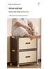 Vintage-Style Double Door Folding Storage Cabinet for Clothes