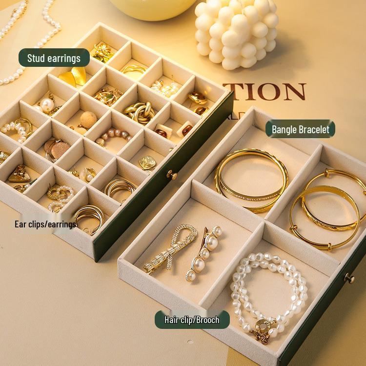 Luxury Multi-layer Jewelry Storage Box for Necklaces & Earrings - Large Capacity Organizer