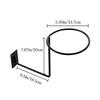 Wall-Mounted Helmet Hanger Display Rack Stand Organizer Black White Helmet Bracket Pegboard Hook Accessories Metal