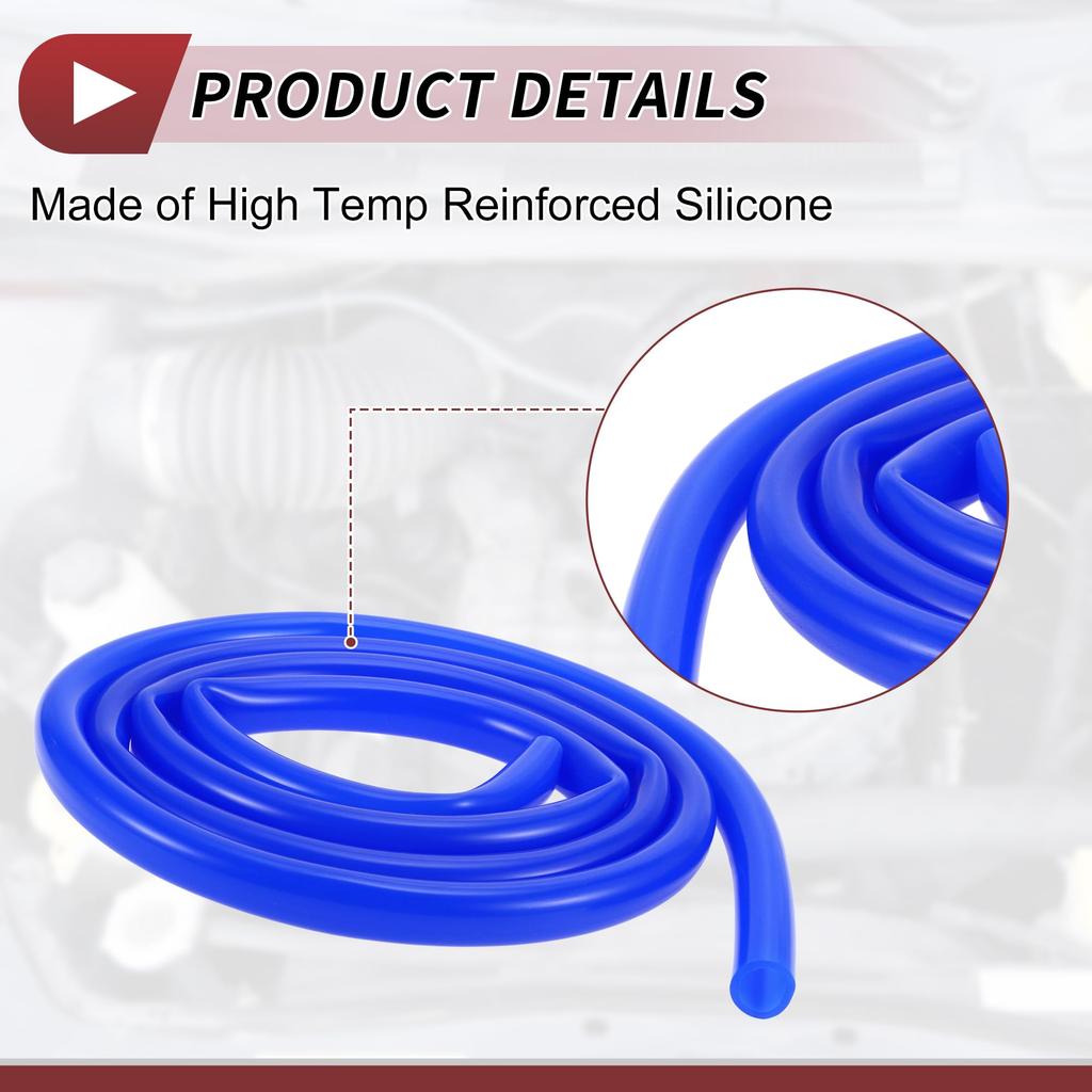 HEROFFIX Air and Silicone Vacuum Tube Hose High Temperature Automotive Vacuum Line 6.6ft