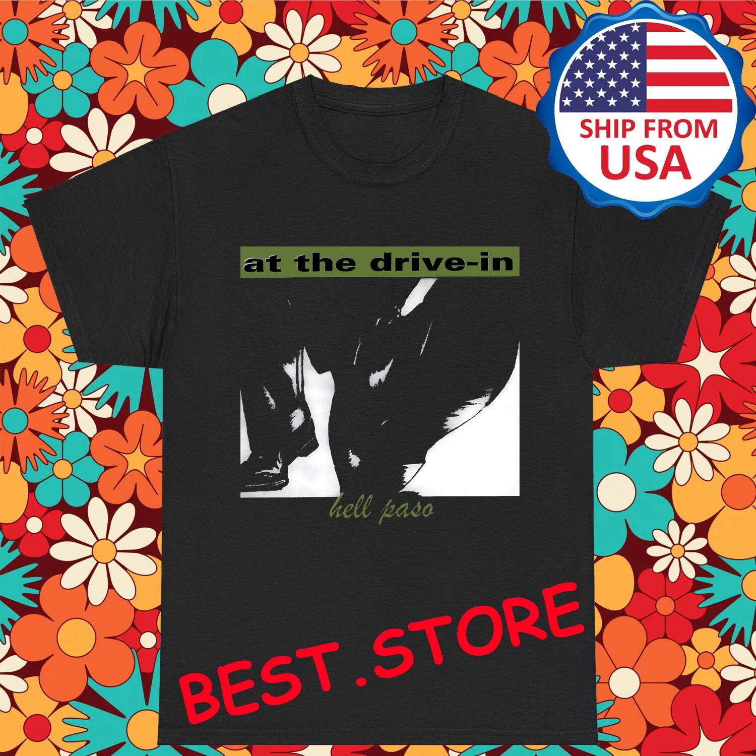 At The Drive In Hell Paso Men s Black Size S-5XL 4XL