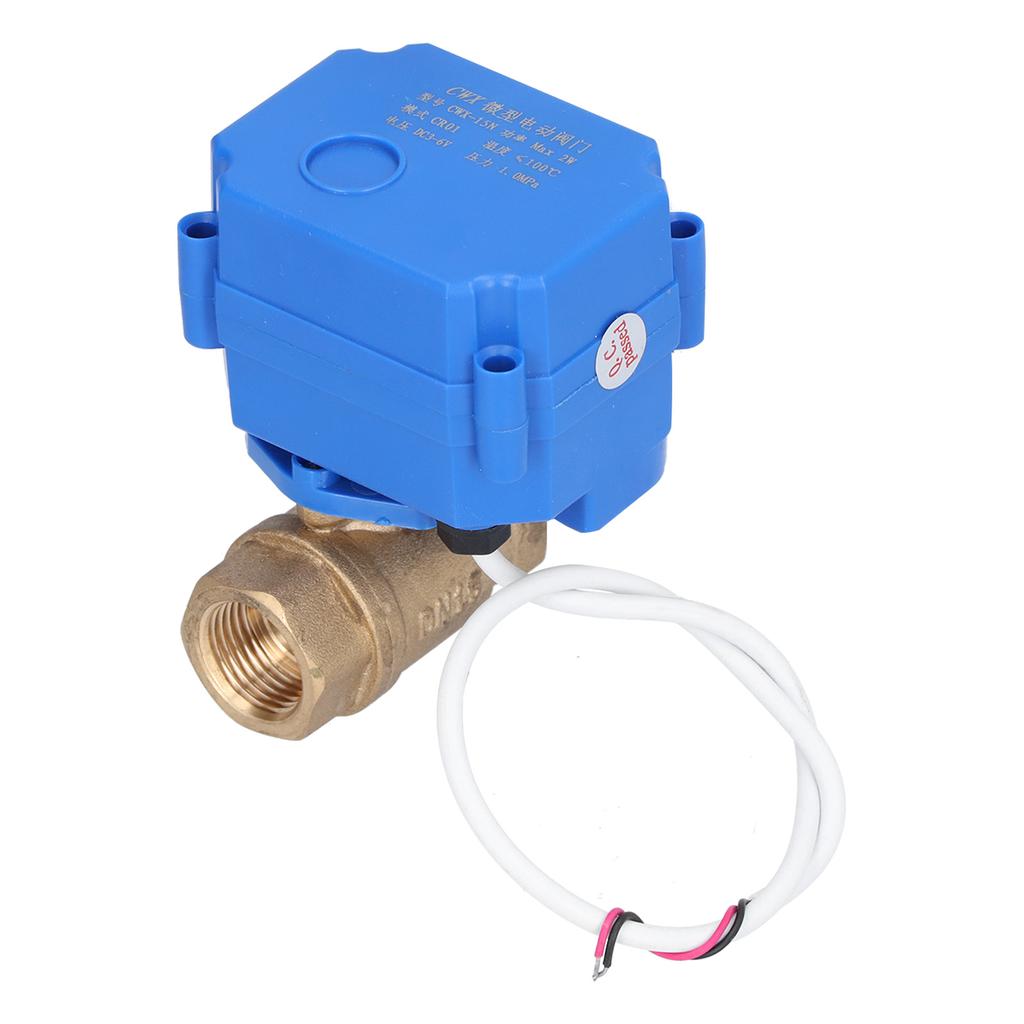 Motorisiertes Kugelventil DN15 Mini Electric Straight Through Hydraulische Ausrüstung DC36V