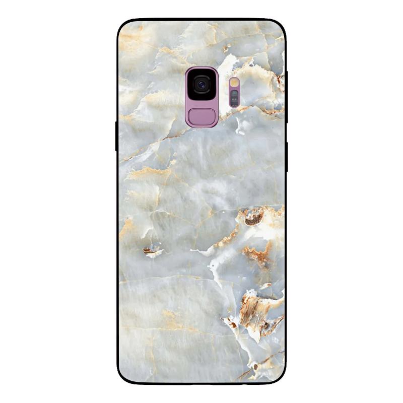 For Samsung Galaxy S9 Plus Case SM-G965F G965 S9Plus Marble Painted Soft Matte Silicone Back Cover For Samsung S9 S9+ Full Shell