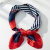 Simple Satin Scarf for Women,elegant Versatile Breathable Silk Imitation Scarf Shawl for Tourism,Daily Commuting Small Collar