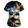 Damen-Karnevals-Outfit, Party-Maskenmuster, Pflege-Top