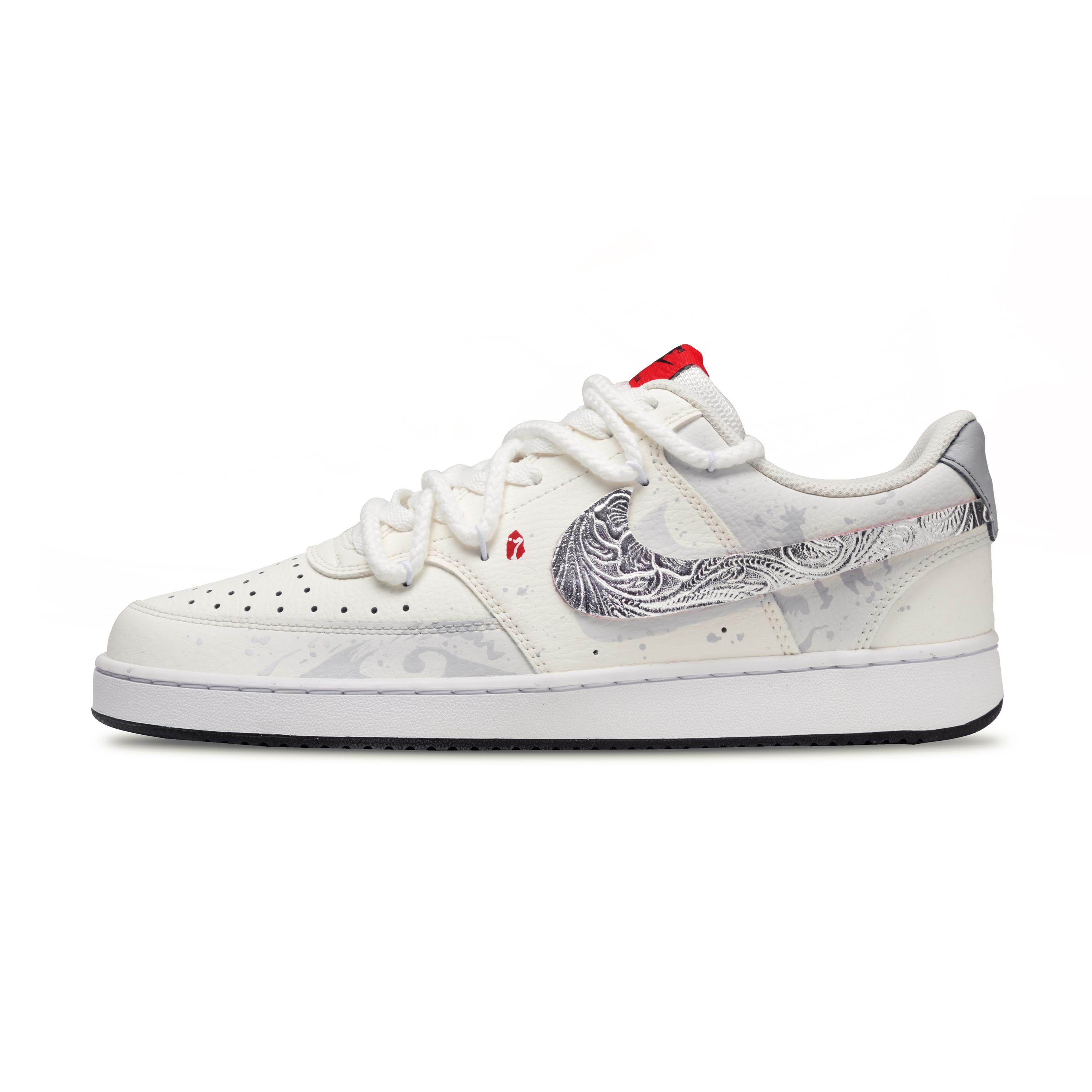 

Nike Court Vision 1 Silver Wing Regression Cushioning Abrasion Resistant Cushioning, Wear Resistant Low top DM1187-101(Team968-) 44.5