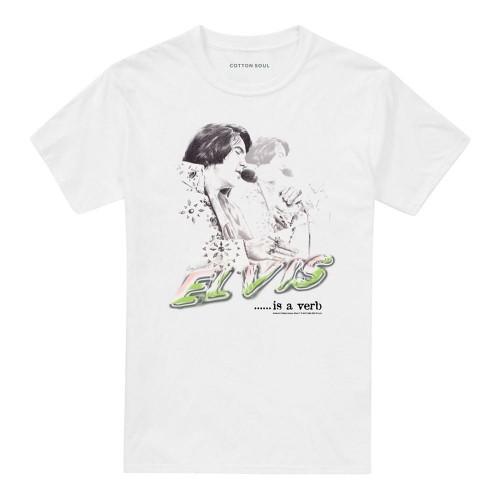 Elvis Presley Unisex Adult Elvis Is A Verb T-Shirt