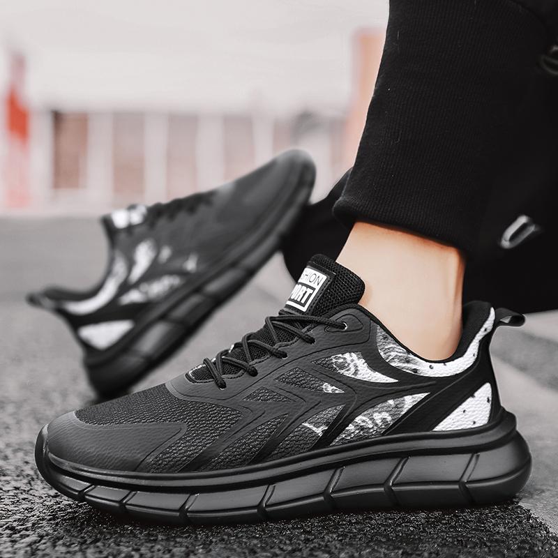 Men's Tennis Sports Running Shoes Young Male Students Walking Running Casual Sneakers Hiking Travel Footwear