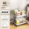 Multi-Layer Mobile Storage Rack for Bathroom, Kitchen, or Bedroom - Floor-Standing Trolley Shelf