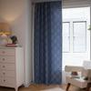 Terylene Cotton Semi-blackout Curtain Finished Embroidery Solid Color Living Room Kitchen Valance Bedroom Home Decoration