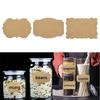 250 Stück/1 Rolle Kraftpapier, leerer Etikettenaufkleber, DIY-Geschenketikett, Umschlag-Versiegelungsaufkleber