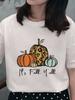 Women Print T Shirt Top Halloween Female Casual Lady Aesthetic Summer Short Slee