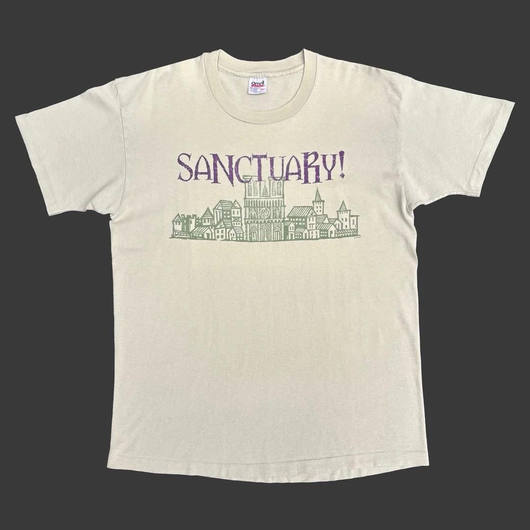The Hunchback Of Notre Dame 1996 96 90s Vintage Disney Movie Cast Crew Unisex T-Shirt XXL